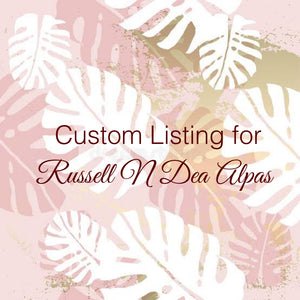 Custom Order for Russell
