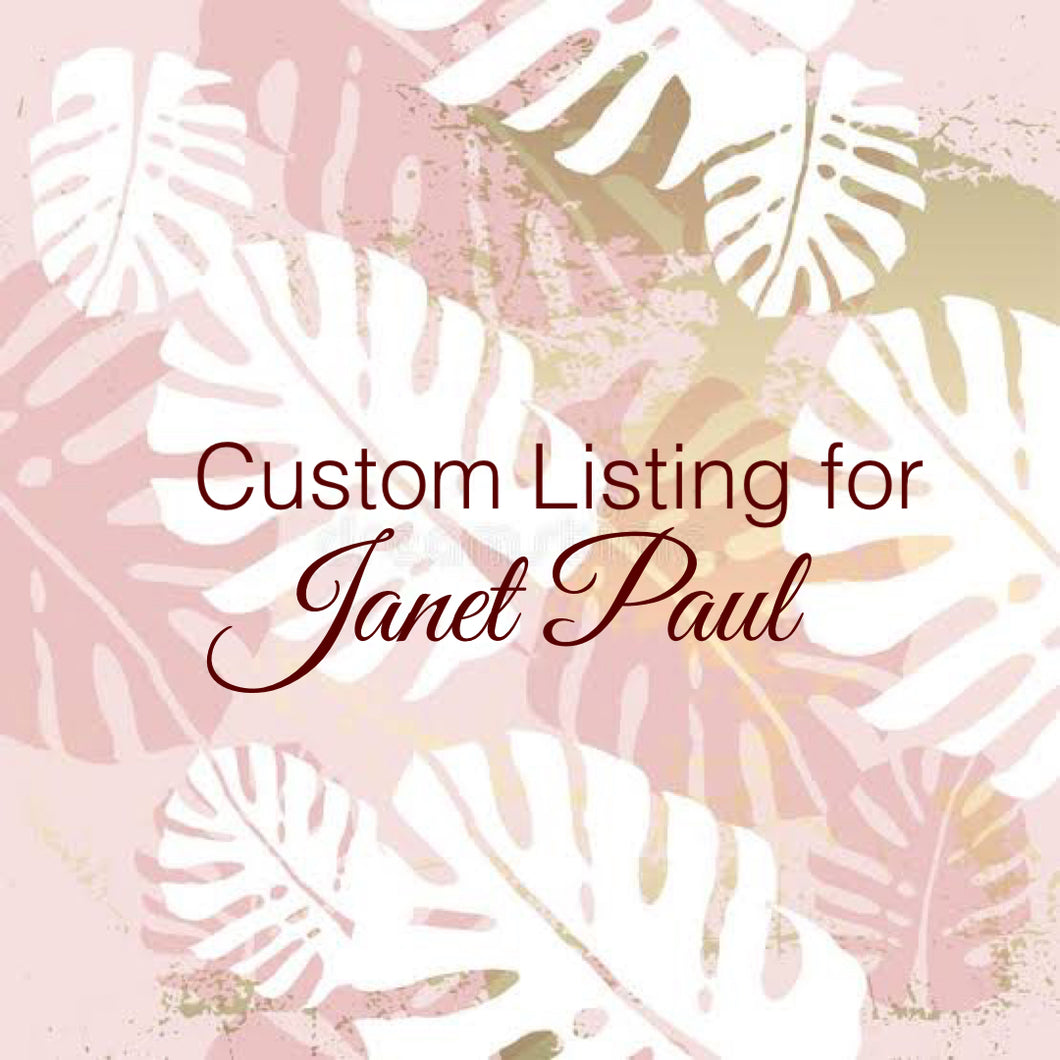 Custom Janet Paul