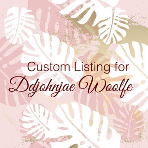 Custom Order for Ddjohnjae Woolfe