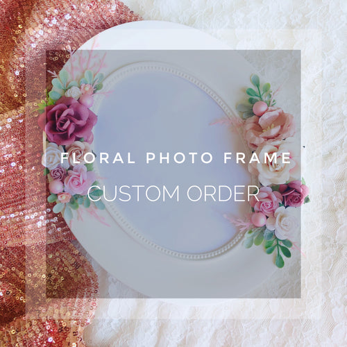 Floral Photo Frame - Custom Order