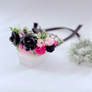 Pink Eternity Flower Headband