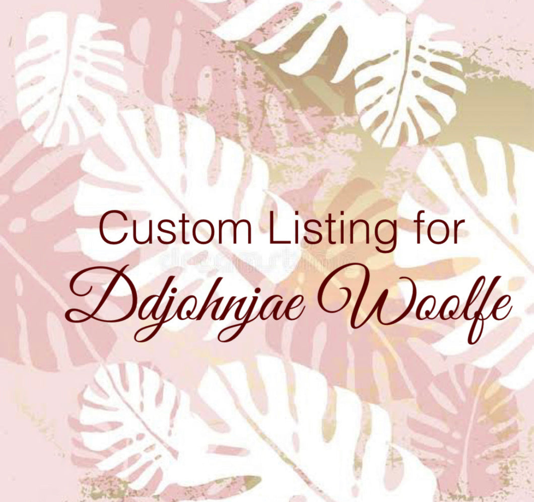 Custom Order For Ddjohnjae Woolfe