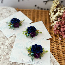 Load image into Gallery viewer, Sophie Flower Cluster - Navy Purple